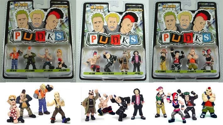 Micro Icons - PUNKS Blister (3er Set) 3 Micro Icons - PUNKS Blister (3er Set)