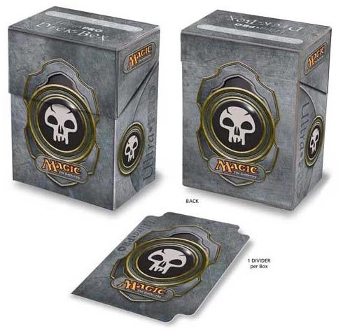 Ultra Pro Magic The Gathering Deckbox Black Mana 3 Ultra Pro Magic The Gathering Deckbox Black Mana