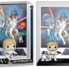FUNKO POP! Movie Poster - Star Wars - Luke Skywalker & R2-D2 -Cardport fpopsw